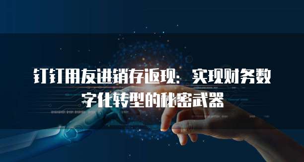 钉钉用友进销存返现:实现财务数字化转型的秘密武器