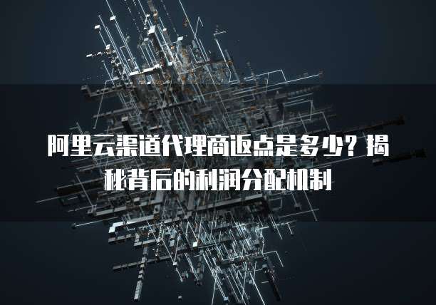 阿里云渠道代理商返点是多少?揭秘背后的利润分配机制