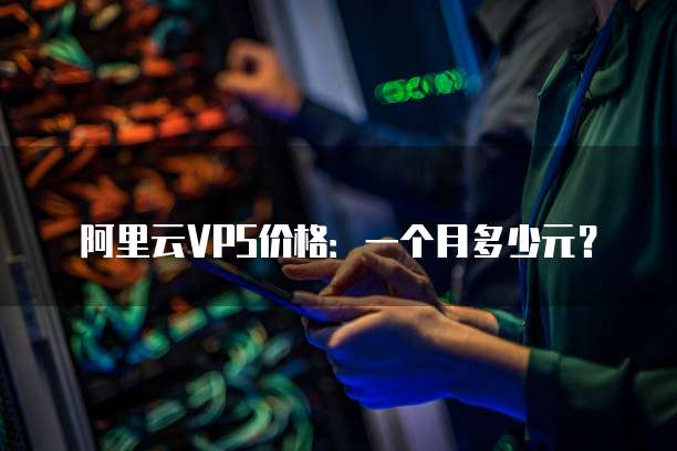 阿里云VPS价格:一个月多少元?