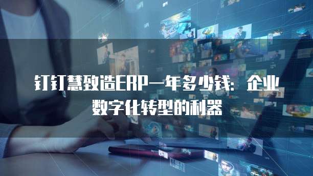 钉钉慧致造ERP一年多少钱:企业数字化转型的利器