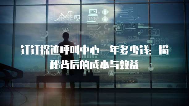 钉钉探迹呼叫中心一年多少钱:揭秘背后的成本与效益