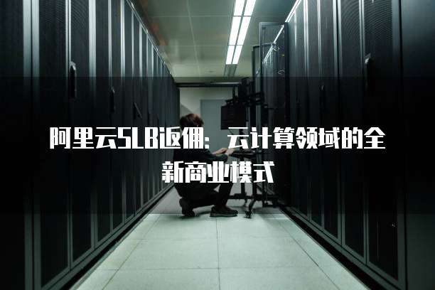 阿里云SLB返佣:云计算领域的全新商业模式