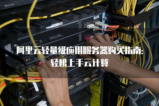 阿里云轻量级应用服务器购买指南：轻松上手云计算
