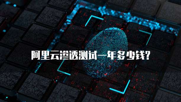 阿里云渗透测试一年多少钱?
