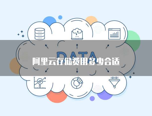 阿里云存储费用多少合适