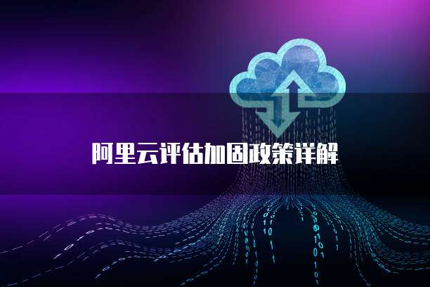 阿里云评估加固政策详解