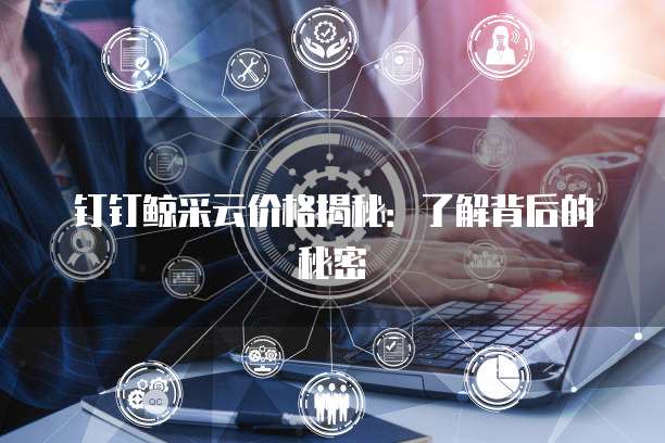 钉钉鲸采云价格揭秘:了解背后的秘密