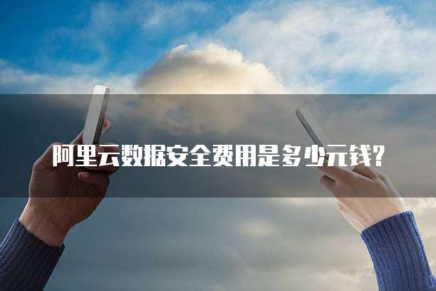 阿里云数据安全费用是多少元钱?