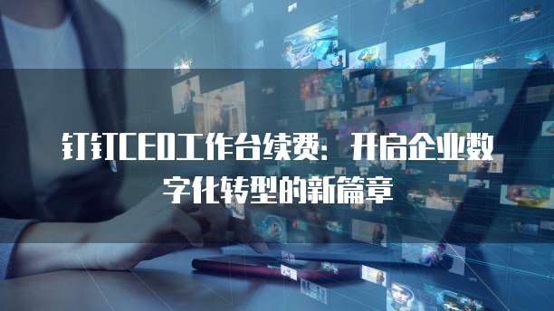 钉钉CEO工作台续费:开启企业数字化转型的新篇章