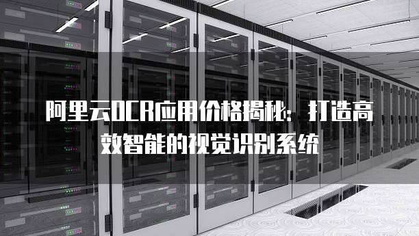 阿里云OCR应用价格揭秘:打造高效智能的视觉识别系统