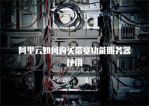 阿里云如何购买带宽功能服务器使用