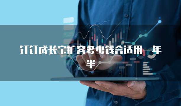 钉钉成长宝扩容多少钱合适用一年半