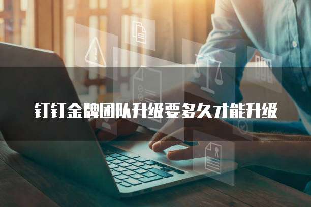 钉钉金牌团队升级要多久才能升级