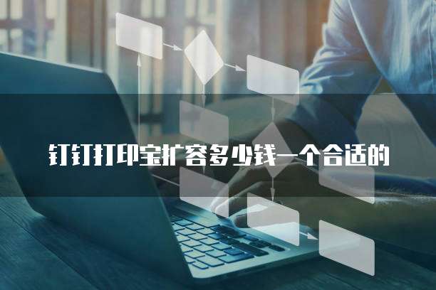 钉钉打印宝扩容多少钱一个合适的
