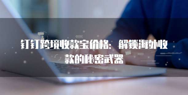 钉钉跨境收款宝价格：解锁海外收款的秘密武器