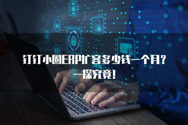 钉钉小圈ERP扩容多少钱一个月?一探究竟!