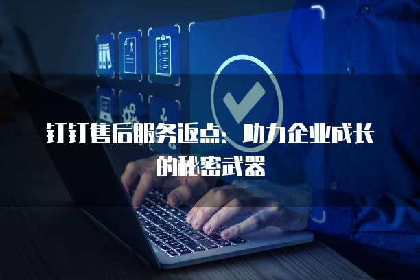 钉钉售后服务返点:助力企业成长的秘密武器
