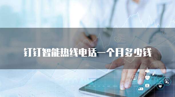 钉钉智能热线电话一个月多少钱