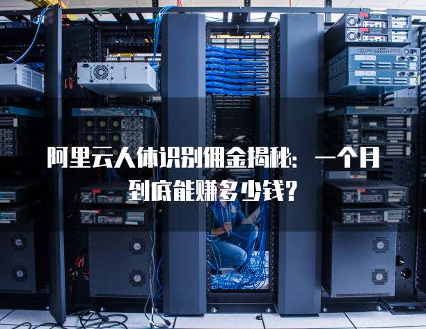 阿里云人体识别佣金揭秘:一个月到底能赚多少钱?
