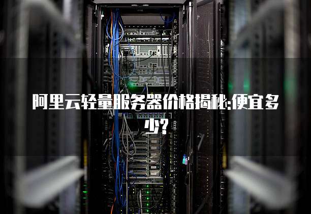 阿里云轻量服务器价格揭秘:便宜多少?