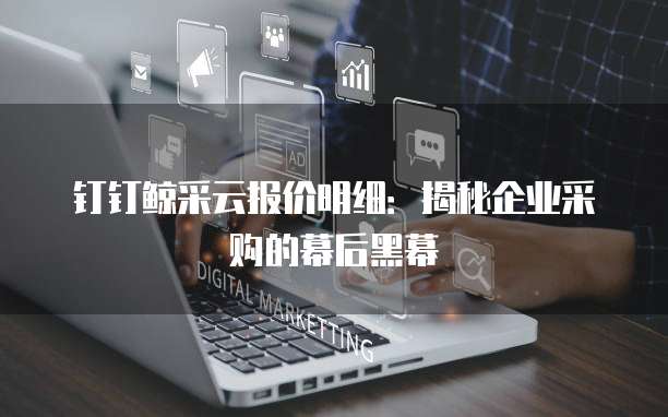钉钉鲸采云报价明细：揭秘企业采购的幕后黑幕