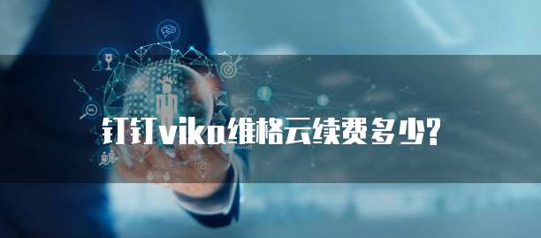 钉钉vika维格云续费多少?