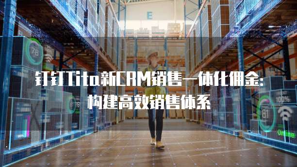 钉钉Tita新CRM销售一体化佣金：构建高效销售体系