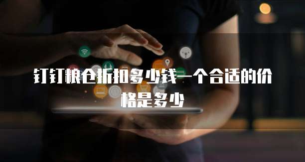 钉钉粮仓折扣多少钱一个合适的价格是多少