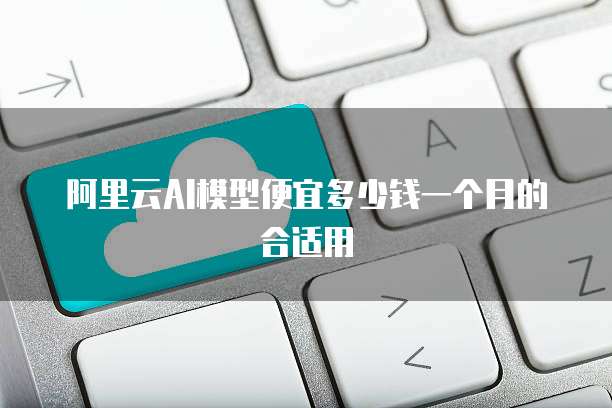 阿里云AI模型便宜多少钱一个月的合适用