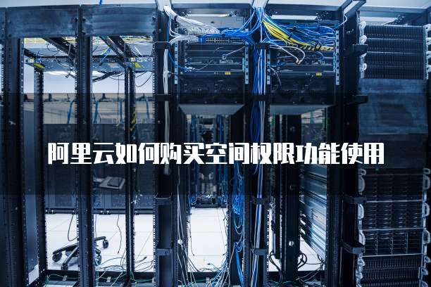 阿里云如何购买空间权限功能使用