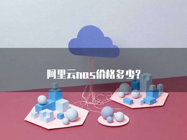 阿里云nas价格多少？