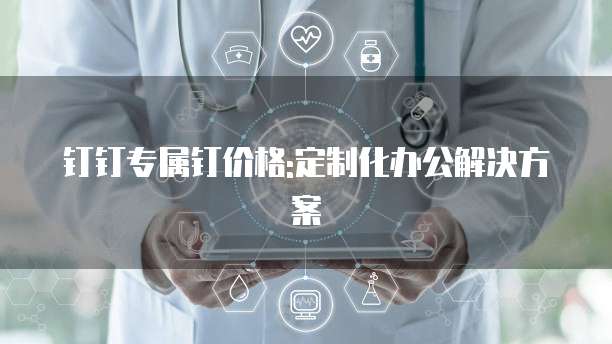 钉钉专属钉价格:定制化办公解决方案