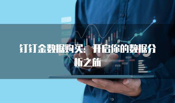 钉钉金数据购买：开启你的数据分析之旅