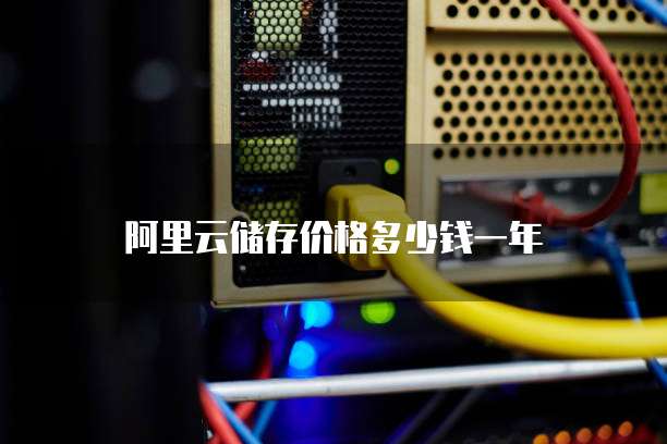 阿里云储存价格多少钱一年
