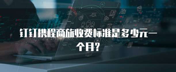 钉钉携程商旅收费标准是多少元一个月？