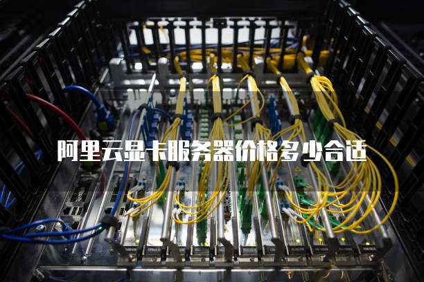 阿里云显卡服务器价格多少合适