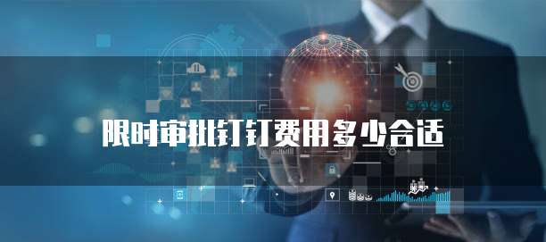 限时审批钉钉费用多少合适