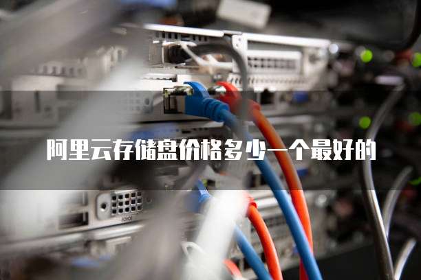 阿里云存储盘价格多少一个最好的