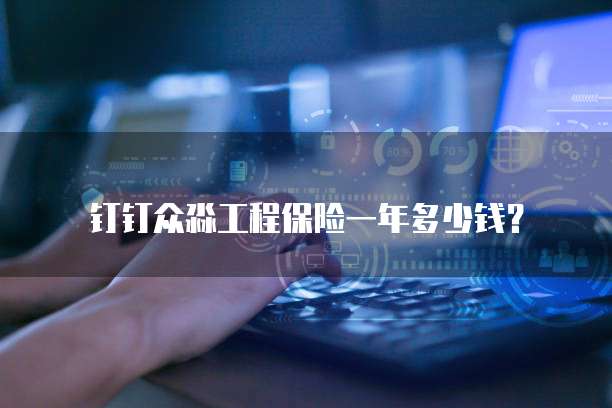 钉钉众淼工程保险一年多少钱?