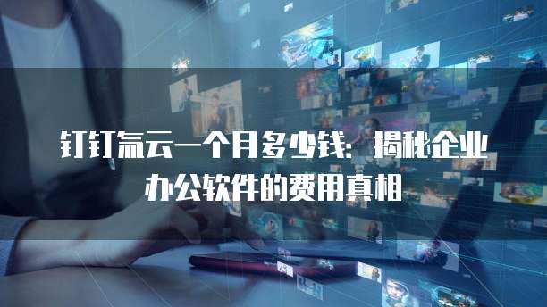 钉钉氚云一个月多少钱:揭秘企业办公软件的费用真相