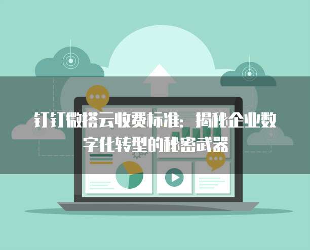 钉钉微搭云收费标准：揭秘企业数字化转型的秘密武器