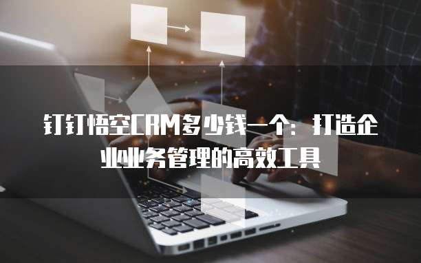 钉钉悟空CRM多少钱一个:打造企业业务管理的高效工具