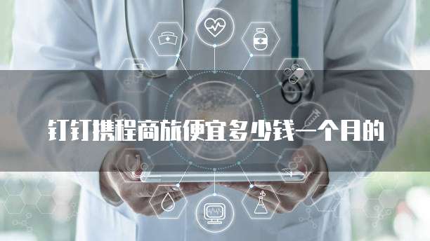 钉钉携程商旅便宜多少钱一个月的