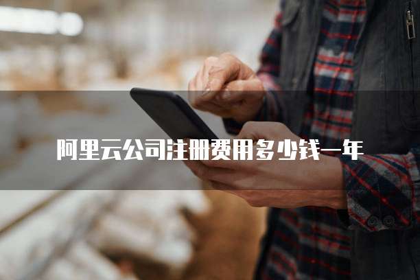 阿里云公司注册费用多少钱一年
