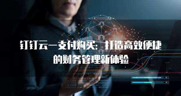 钉钉云一支付购买:打造高效便捷的财务管理新体验
