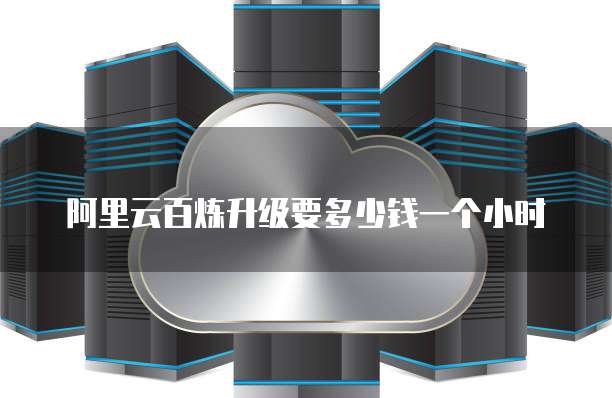 阿里云百炼升级要多少钱一个小时