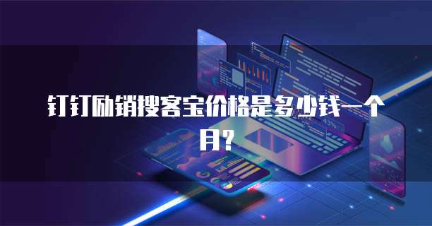 钉钉励销搜客宝价格是多少钱一个月?