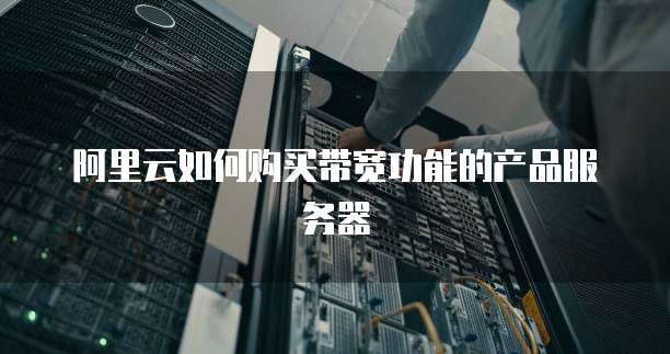 阿里云如何购买带宽功能的产品服务器