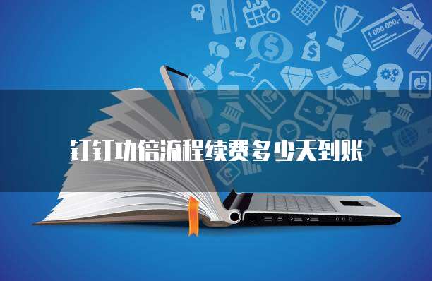 钉钉功倍流程续费多少天到账