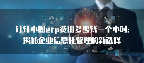 钉钉小圈erp费用多少钱一个小时:揭秘企业信息化管理的新选择